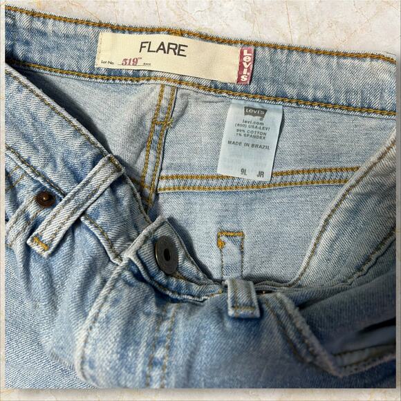 Levi's 519 Faded Flare Jeans 31x34 - Picture 2 of 4